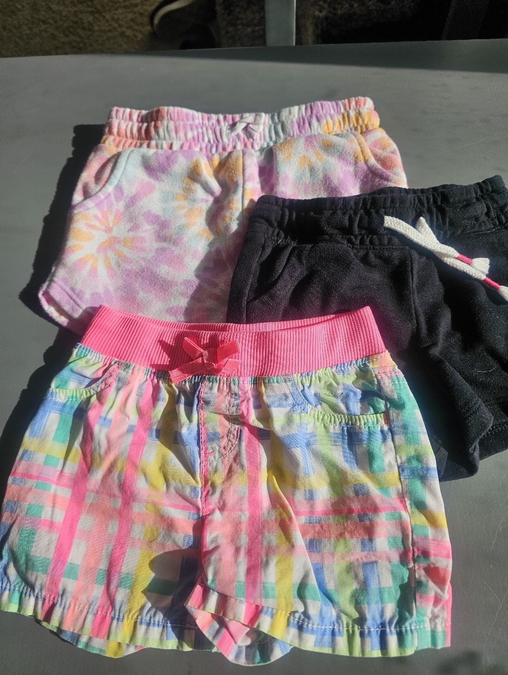 Toddler Girls Lot Of 3 Pairs Of "Play" Shorts Sz 3t